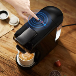 Machine à expresso 4 en 1 HIBREW : pression de 19 bars pour un café chaud et froid